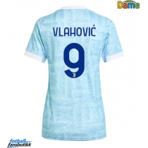 Juventus Dusan Vlahovic #9 Bortedrakt Dame 2025-26 Kortermet